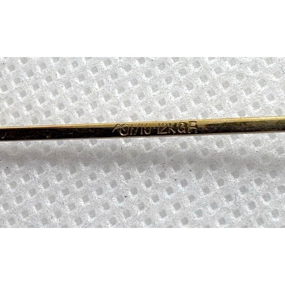 Vintage AO American Optical Rimless Eyeglass Frames 1/10 12K Gold Filled Cable - Picture 8 of 10